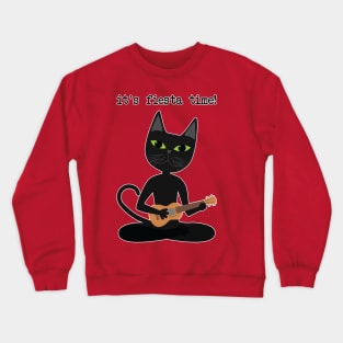 ukulele cat Crewneck Sweatshirt